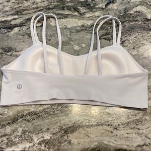 Lululemon like a cloud bra white size 10